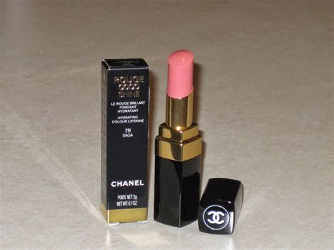 chanel rouge coco shine saga 79|Chanel Rouge Coco Shine Hydrating Sheer Lipshine 79 Saga.